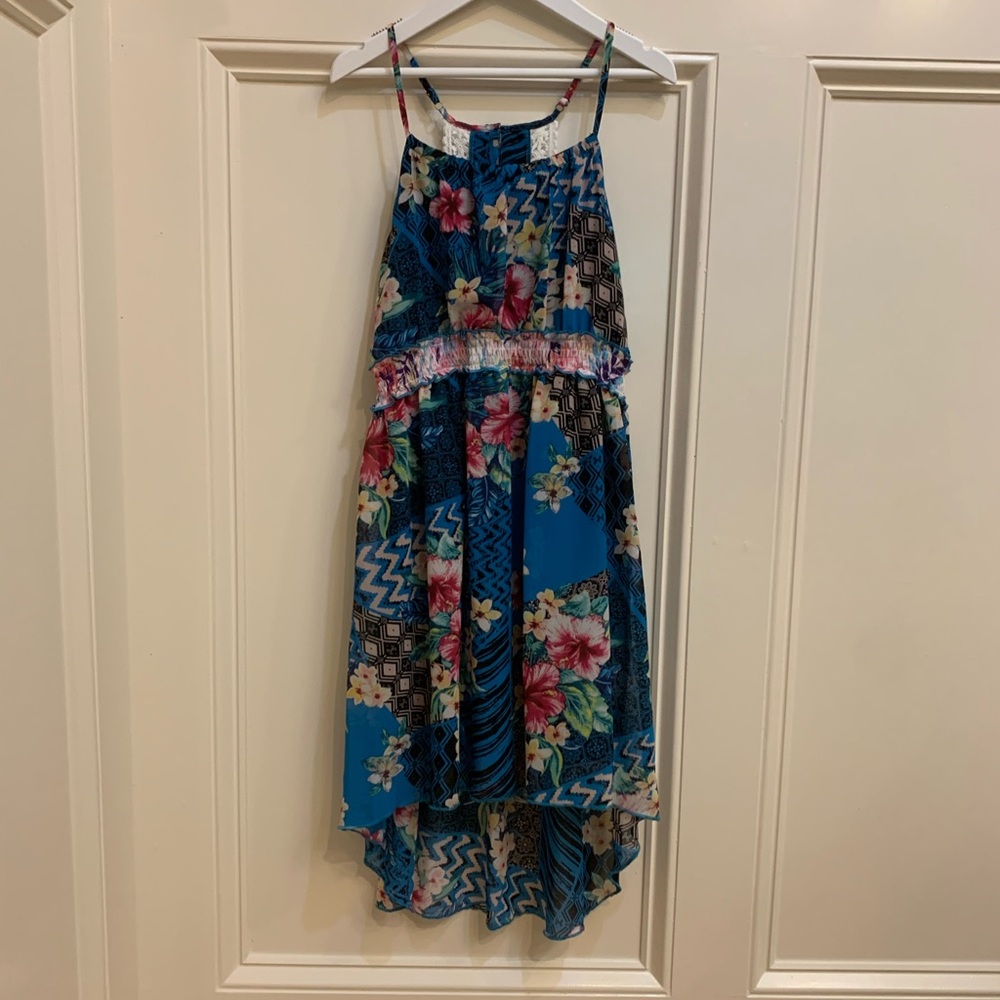 Truly Me Girls Hawaiian Print Dress